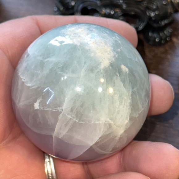 🎄SALE🎄Rainbow Fluorite Crystal Sphere! - Picture 11 of 11